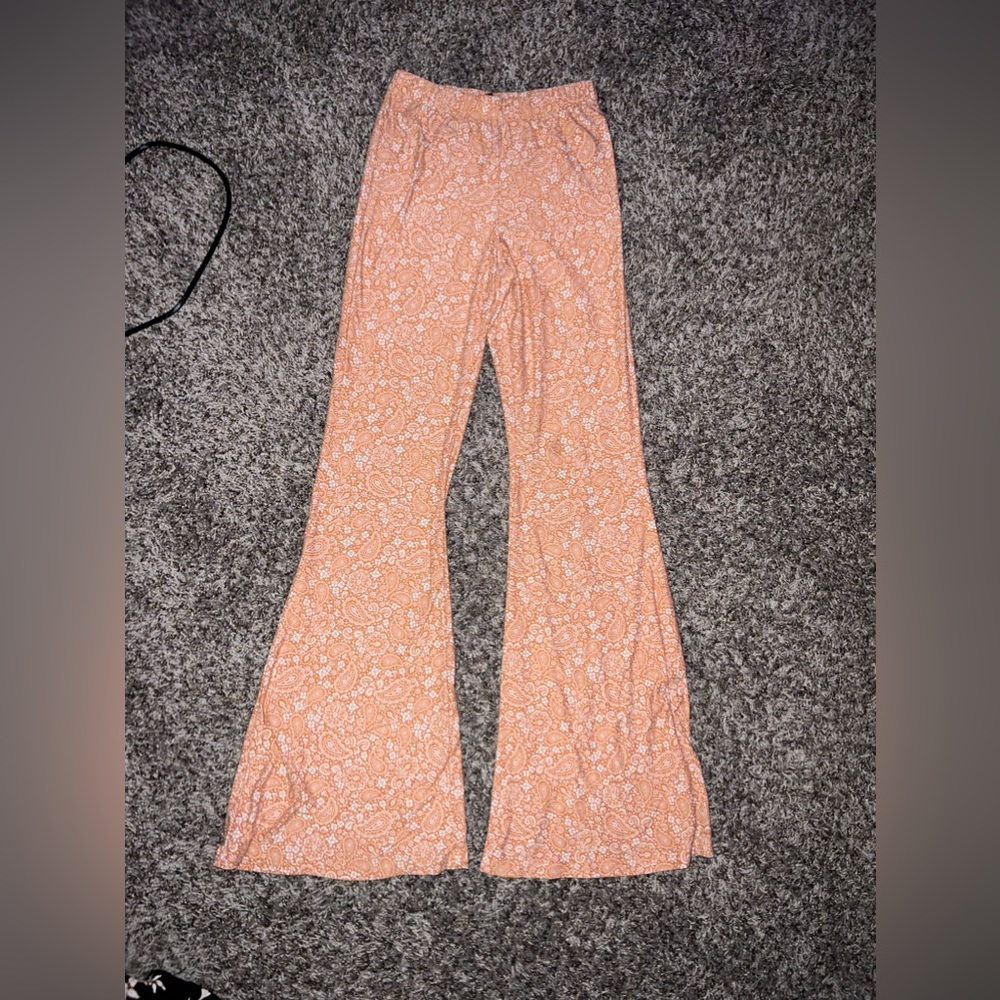 Set of three cotton flare pants
